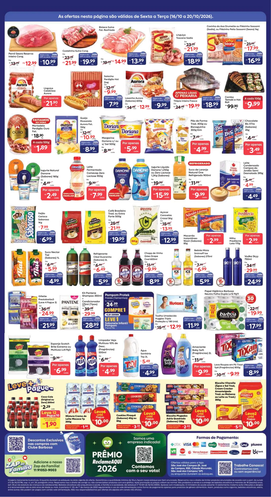 Folheto Barbosa Supermercados São José dos Campos — página 1