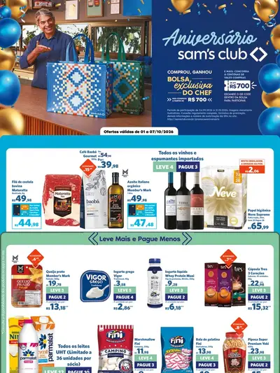 Folheto Sam's Club São José dos Campos