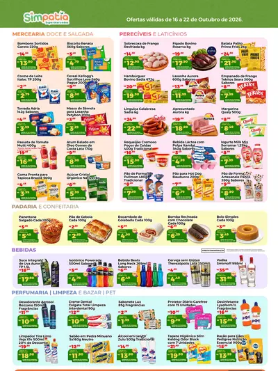 Folheto Simpatia Supermercados São José dos Campos