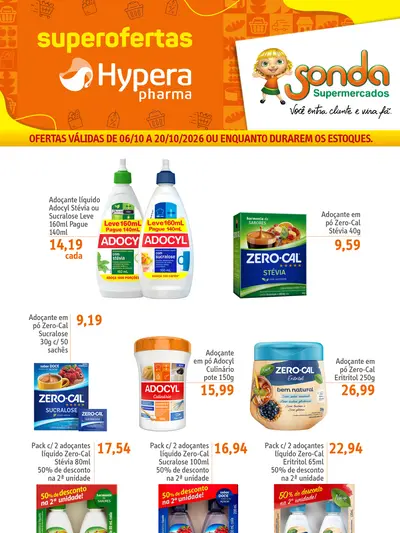 Folheto Sonda Supermercados São José dos Campos