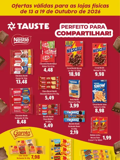 Folheto Tauste Supermercados São José dos Campos