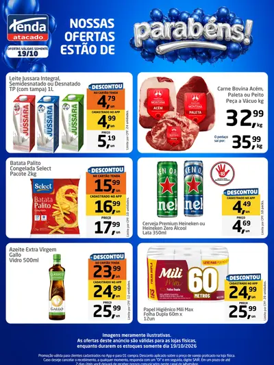 Folheto Tenda Atacado São José dos Campos